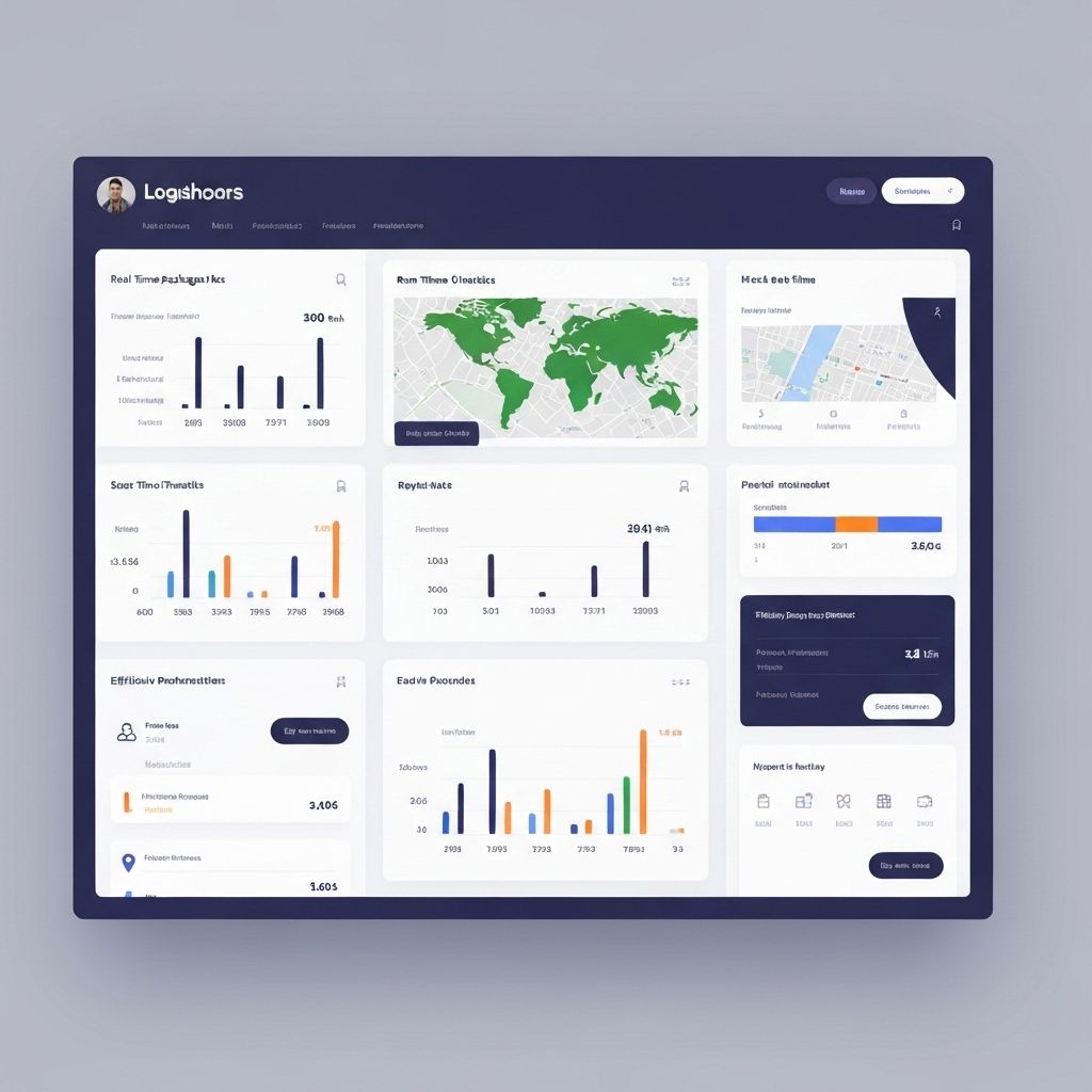 Logistics dashboard UI