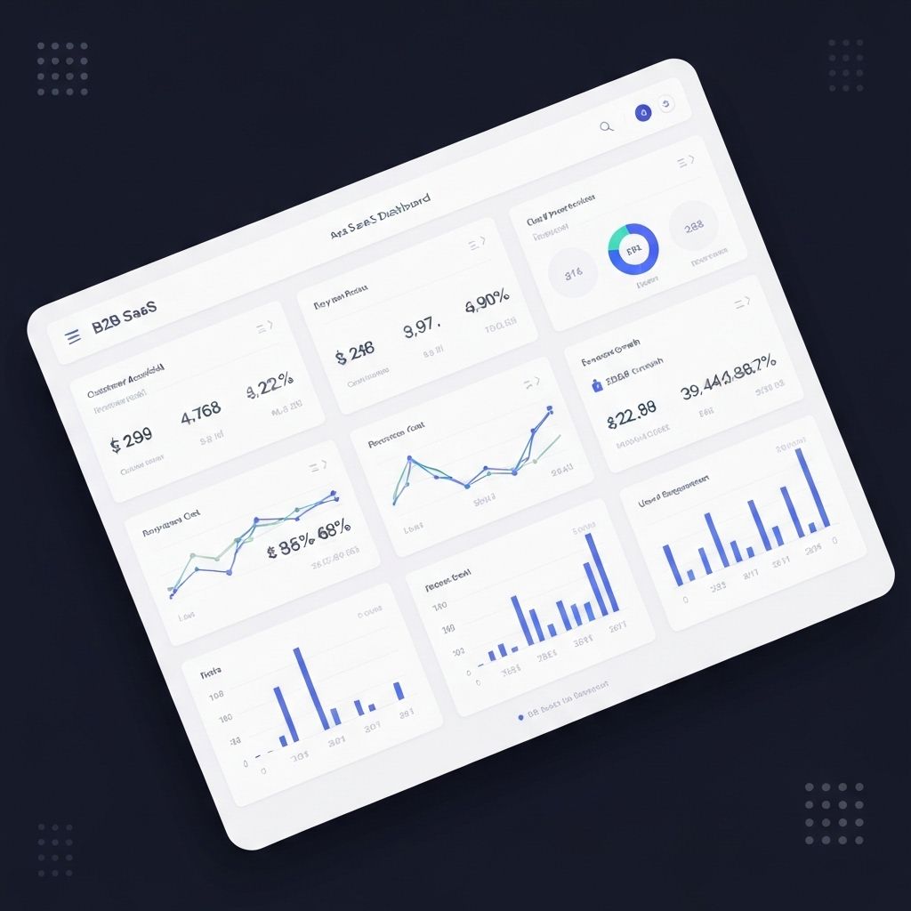 SaaS analytics dashboard